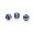 Pandora Charm-Orbit-Midnight Blue Enamel Clear CZ Outlet