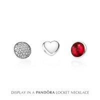 Pandora Charm-Petite Memories July Synthetic Ruby Birthstone Locket Outlet Pandora Charm-Petite Memories July Synthetic Ruby Birthstone Locket Outlet
