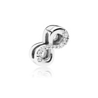 Pandora Charm-Reflexions Sparkling Infinity Clip-Clear CZ Outlet