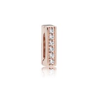 Pandora Charm-Reflexions Timeless Sparkle Clip-Rose-Clear CZ Outlet Pandora Charm-Reflexions Timeless Sparkle Clip-Rose-Clear CZ Outlet