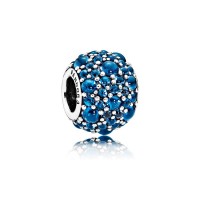 Pandora Charm-Shimmering Droplets-London Blue Crystal Outlet Pandora Charm-Shimmering Droplets-London Blue Crystal Outlet