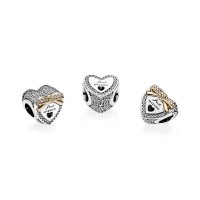 Pandora Charm-Wedding Heart-Clear CZ Outlet Pandora Charm-Wedding Heart-Clear CZ Outlet