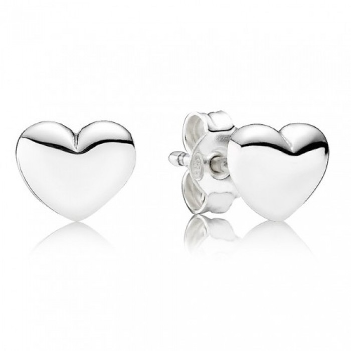 Pandora Earring-Hearts Love Stud Outlet