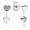 Pandora Earring-Hearts Of Love Dropper Outlet
