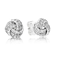 Pandora Earring-Love Knots Stud Outlet Pandora Earring-Love Knots Stud Outlet