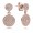 Pandora Earring-Radiant Elegance Dropper-Rose Gold Outlet