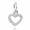 Pandora Necklace-Open Heart Love Pendant Outlet