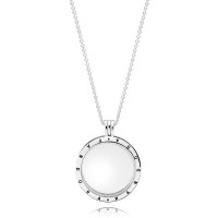 Pandora Necklace-Petite Memories Floating Locket Outlet Pandora Necklace-Petite Memories Floating Locket Outlet