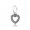 Pandora Necklace-Silver Open Heart Dropper Love Pendant Outlet