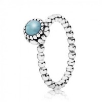 Pandora Ring-Beaded December Turquoise Birthstone Birthstone Outlet Pandora Ring-Beaded December Turquoise Birthstone Birthstone Outlet