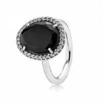 Pandora Ring-Statement Black Spinel Outlet Pandora Ring-Statement Black Spinel Outlet