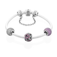 Pandora Bracelet-All My Heart Love Complete-CZ-Silver Outlet Pandora Bracelet-All My Heart Love Complete-CZ-Silver Outlet