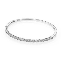 Pandora Bracelet-Allu Brilliant Marquise Bangle-Pave CZ Outlet Pandora Bracelet-Allu Brilliant Marquise Bangle-Pave CZ Outlet