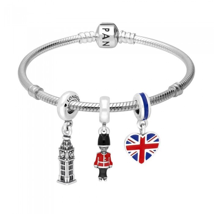 Pandora Bracelet-Best Of British Travel Complete Outlet