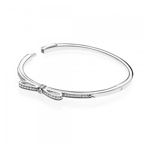 Pandora Bracelet-Bow Bangle-Sterling Silver Outlet