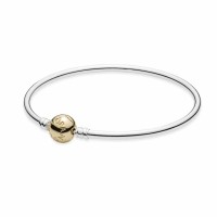 Pandora Bracelet-Clasp Two Tone Bangle-Gold Outlet Pandora Bracelet-Clasp Two Tone Bangle-Gold Outlet