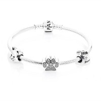 Pandora Bracelet-Curious Cat Complete Animal Outlet