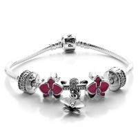 Pandora Bracelet-Elegant Orchid Floral Complete Outlet Pandora Bracelet-Elegant Orchid Floral Complete Outlet