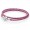 Pandora Bracelet-Pink Mix Double Woven-Leather Outlet