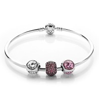 Pandora Bracelet-Radiant Droplet Complete Bangle-CZ Outlet Pandora Bracelet-Radiant Droplet Complete Bangle-CZ Outlet