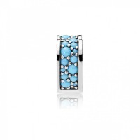 Pandora Charm-Arcs Love Clip-Cyan Blue Crystal Outlet Pandora Charm-Arcs Love Clip-Cyan Blue Crystal Outlet