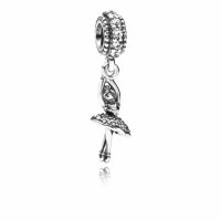 Pandora Charm-Ballerina Dangle-Clear CZ Outlet Pandora Charm-Ballerina Dangle-Clear CZ Outlet