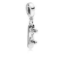 Pandora Charm-Be Free Skateboard Dangle-Clear CZ Outlet Pandora Charm-Be Free Skateboard Dangle-Clear CZ Outlet
