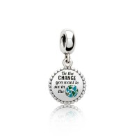 Pandora Charm-Be The Change Dangle-Mixed Enamel Outlet Pandora Charm-Be The Change Dangle-Mixed Enamel Outlet