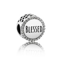 Pandora Charm-Blessed-Clear CZ Outlet Pandora Charm-Blessed-Clear CZ Outlet
