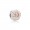 Pandora Charm-Blooming Dahlia Clip-Cream Enamel Blush Pink Crystal Outlet