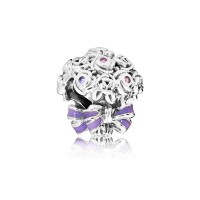 Pandora Charm-Celebration Bouquet-Lilac RosePink Crystals Purple Enamel Outlet Pandora Charm-Celebration Bouquet-Lilac RosePink Crystals Purple Enamel Outlet