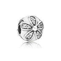 Pandora Charm-Dazzling Daisies Clip-Clear CZ Outlet Pandora Charm-Dazzling Daisies Clip-Clear CZ Outlet