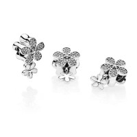 Pandora Charm-Dazzling Daisy Duo-White Enamel Clear CZ Outlet Pandora Charm-Dazzling Daisy Duo-White Enamel Clear CZ Outlet