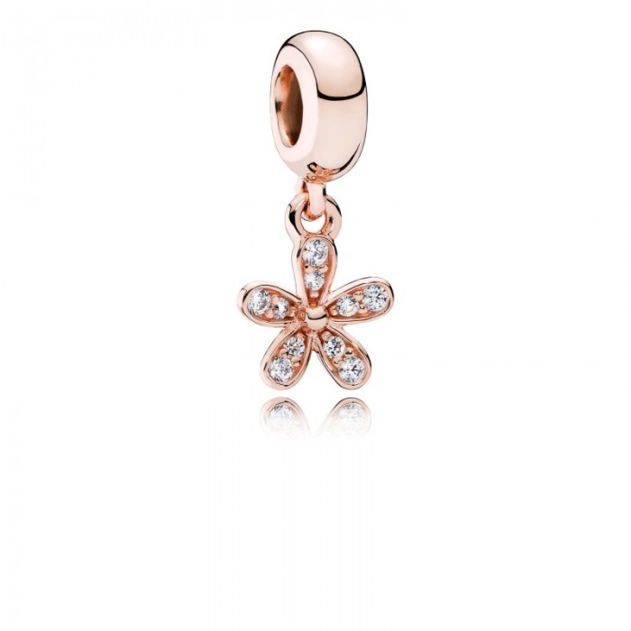 Pandora Charm-Dazzling Daisy-Rose Clear CZ Outlet