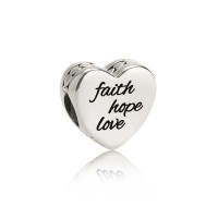 Pandora Charm-Faith-Hope-Love-Black Enamel Outlet Pandora Charm-Faith-Hope-Love-Black Enamel Outlet