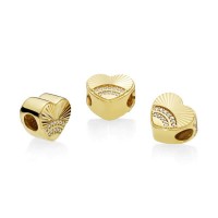 Pandora Charm-Fan Love-Shine-Clear CZ Outlet Pandora Charm-Fan Love-Shine-Clear CZ Outlet