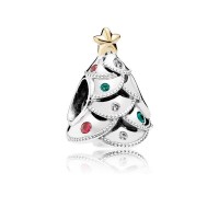 Pandora Charm-Festive Tree-Multi-Colored CZ Outlet Pandora Charm-Festive Tree-Multi-Colored CZ Outlet