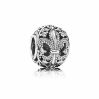 Pandora Charm-Fleur-De-Lis-Clear CZ Outlet Pandora Charm-Fleur-De-Lis-Clear CZ Outlet