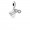 Pandora Charm-Forever Friends Dangle-Clear CZ Outlet