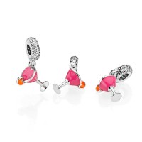 Pandora Charm-Fruity Cocktail Dangle-Mixed Enamel Clear CZ Outlet Pandora Charm-Fruity Cocktail Dangle-Mixed Enamel Clear CZ Outlet