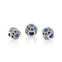 Pandora Charm-Glacial Beauty-Swiss Blue Crystals Clear CZ Outlet Pandora Charm-Glacial Beauty-Swiss Blue Crystals Clear CZ Outlet