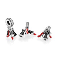 Pandora Charm-Glamour Trio Dangle-Mixed Enamel Clear CZ Outlet Pandora Charm-Glamour Trio Dangle-Mixed Enamel Clear CZ Outlet