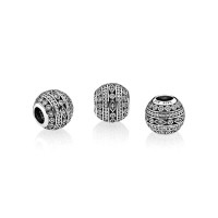 Pandora Charm-Glittering Shapes-Clear CZ Outlet