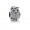 Pandora Charm-Graduate Owl-Swiss Blue Crystal Clear CZ Outlet