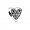 Pandora Charm-Heart Winter-Clear CZ Outlet