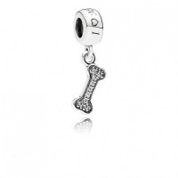 Pandora Charm-I Love My Dog Dangle-Clear CZ Outlet Pandora Charm-I Love My Dog Dangle-Clear CZ Outlet