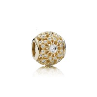 Pandora Charm-Inner Radiance-Clear CZ 14K Gold Outlet Pandora Charm-Inner Radiance-Clear CZ 14K Gold Outlet