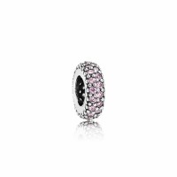 Pandora Charm-Inspiration Within Spacer-Pink CZ Outlet Pandora Charm-Inspiration Within Spacer-Pink CZ Outlet