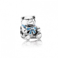 Pandora Charm-It's A Boy Teddy Bear-Blue Enamel Outlet Pandora Charm-It's A Boy Teddy Bear-Blue Enamel Outlet