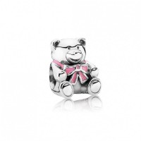 Pandora Charm-It's A Girl Teddy Bear-Pink Enamel Outlet Pandora Charm-It's A Girl Teddy Bear-Pink Enamel Outlet